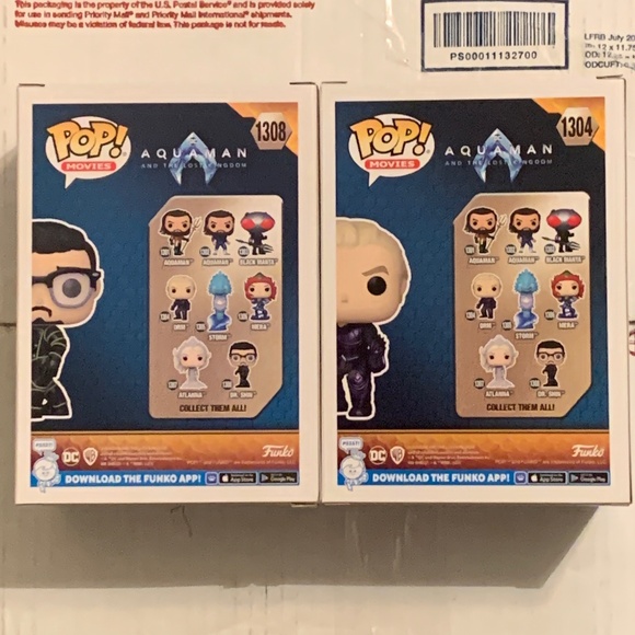 Aquaman the last kingdom Funko pop set (NWT) - Picture 2 of 6